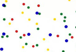 Sachet SOS imprimé points colorés 12.7x7.6x29.2cm (100 pièces) [G5MD1]