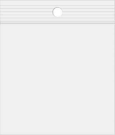 Grip Seal Bags with Hang hole 20.5x30.5cm Crystal Clear PP 50 micron