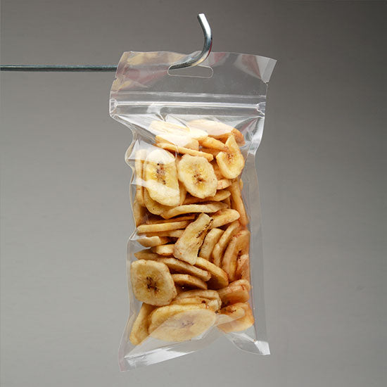 Sachet zip avec trou de suspension européen 10.2x15.2cm (100 pièces) [HZB46]