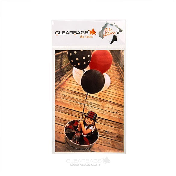 Sachet à trou de suspension euro avec compartiment pour cavalier 10.8x15.6cm (100 pièces) [IHB4X6]