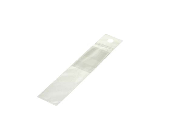 Sachet refermable à trou de suspension euro et transparence cristalline avec ouverture en haut 5.1x6,5cm (500 pièces) [J2T]