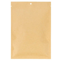Kraft Bags Compostable 11.2x15.7cm Sealable