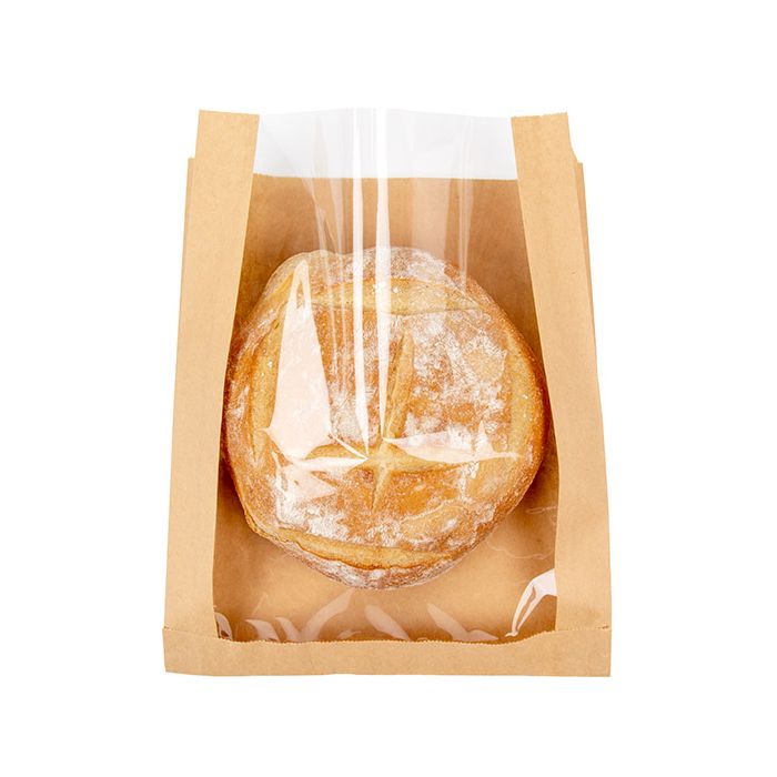 Sachets Kraft 22,9x4,1x27,9 cm Avec Soufflets Latéraux (100 pièces) [KBB4]