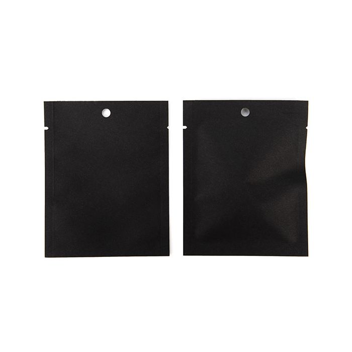 Sachets Kraft Noir Ecologique 7,6x10,2 cm Thermosoudable (100 pièces) [KHS34BK]