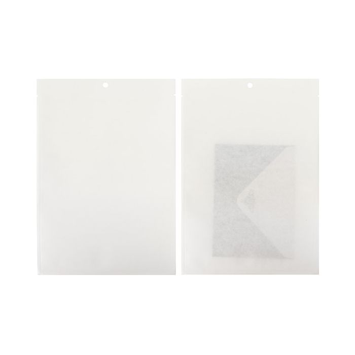 Sachets Kraft Blanc Ecologique 15,2x22,9 cm Thermosoudable (100 pièces) [KHS69WK]