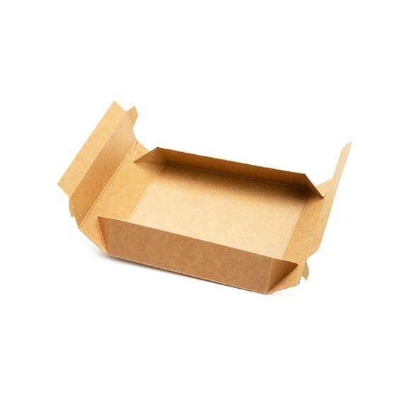 Petite Boite avec fond en carton kraft 10.5x2.5x10.8cm (25 Pièces) [KR99]