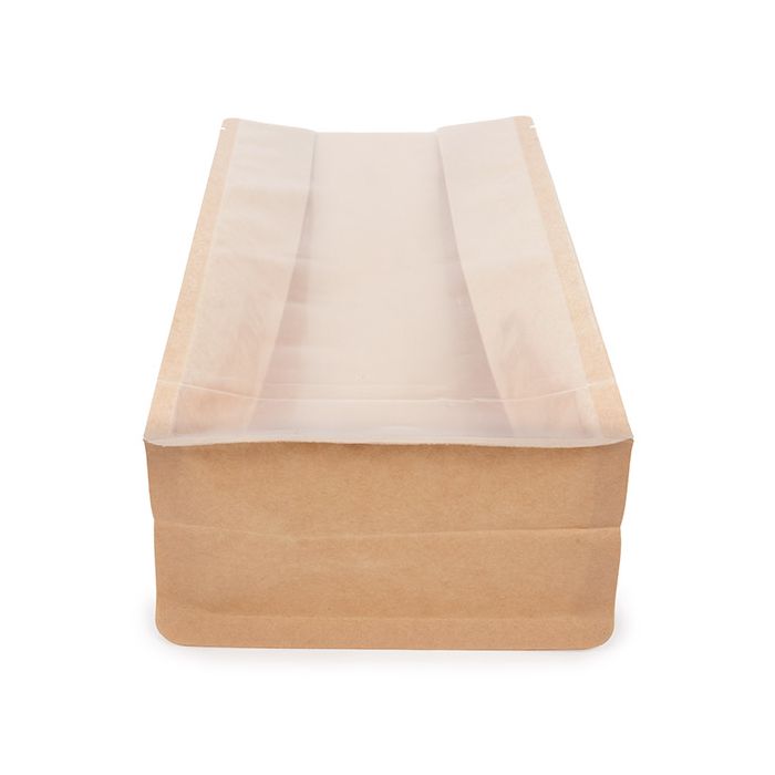 Block bottom Bags Kraft 12.7x7.6x30.5 cm (100 pieces) [BB3K]