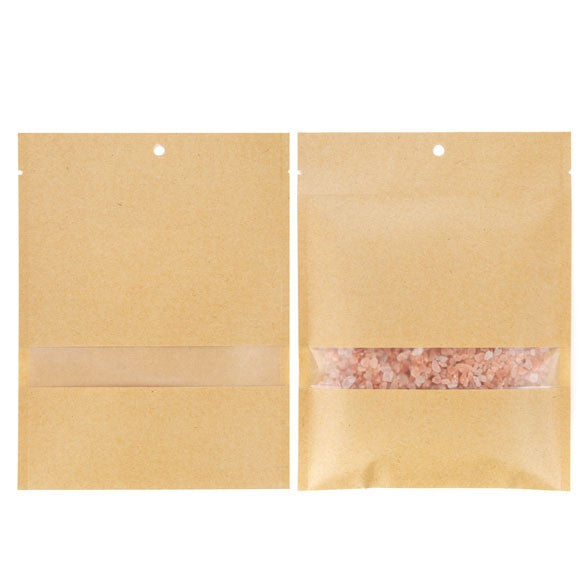 Sac en Kraft mate Thermoscellable  avec ouverture 137 x 185 mm (100 Pieces) [KHS57MW]