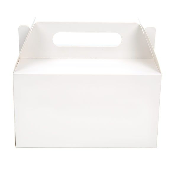 Boite Kraft Blanc avec Fenêtre 17.8x10.2x10.2 cm (25 pièces) [WGWG173]