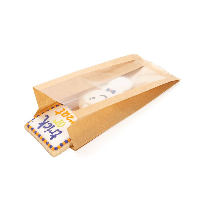 Sachet Kraft 7,6x5,1x16,5cm avec soufflet latéral (100 pièces) [KSG2]