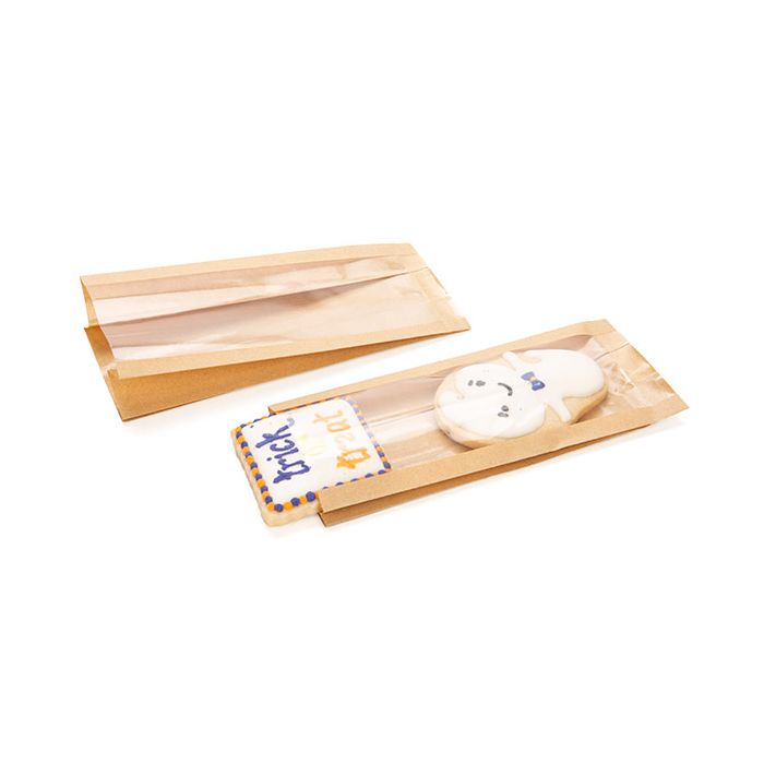 Sachet Kraft 7,6x5,1x16,5cm avec soufflet latéral (100 pièces) [KSG2]