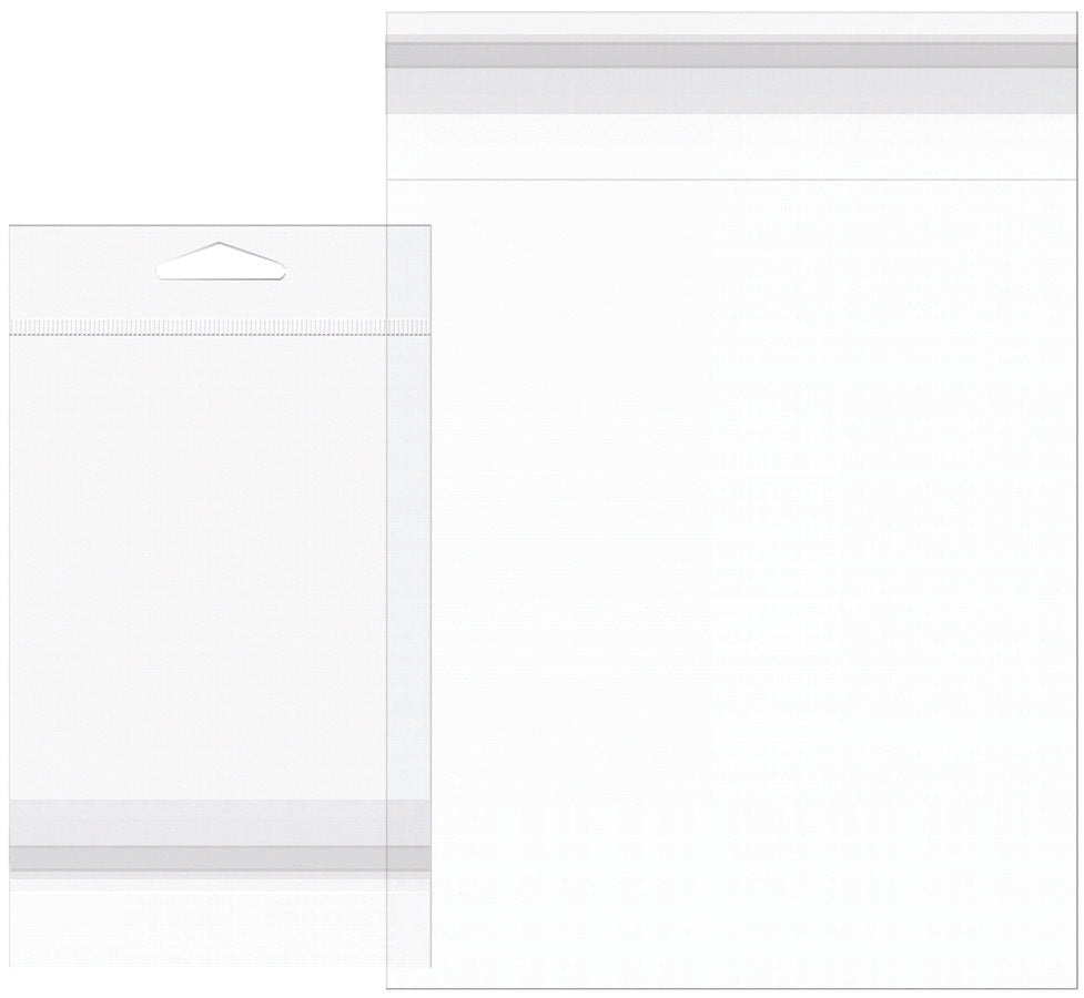 Sachet laminé refermable à transparence cristalline 21.4x26cm (100 pièces) [LB108]