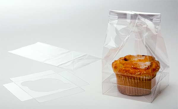 Sachets à Cupcake pour gros cupcake 10,2x10,2x22,8cm (100 pièces) [CBG3]