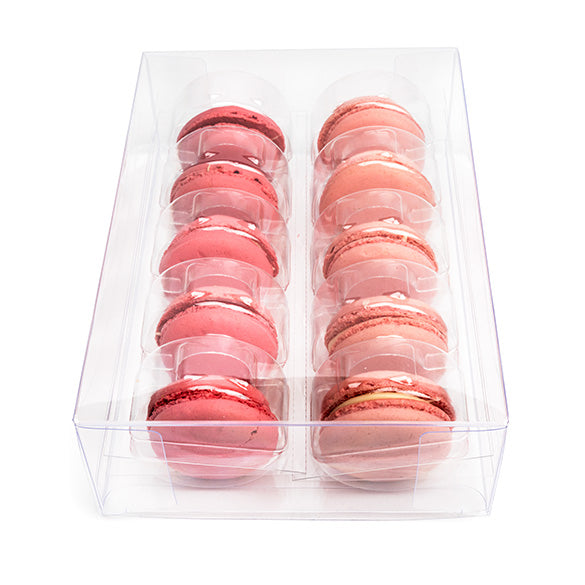Boites à macarons, sachets de 10. 12.9 x 5.1 x 19.1cm (25 Pièces) [MBS2]