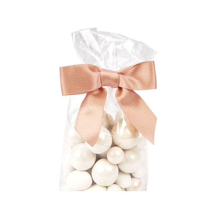 Noeuds pré-noués Rose Métallique 8,9 cm (25 pièces) [MBOWRS]