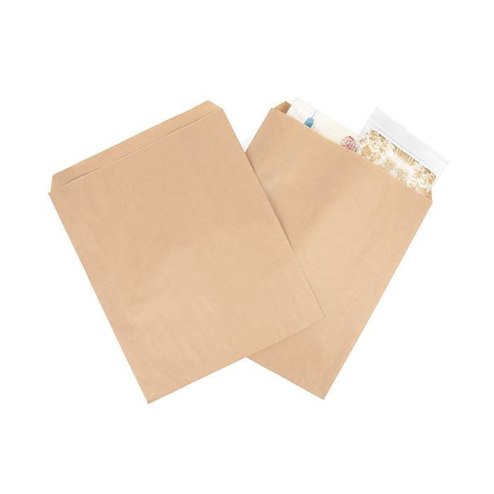 Sacs à marchandises Kraft 25,1 x 31,4 cm (100 Pièces) [MB4K]