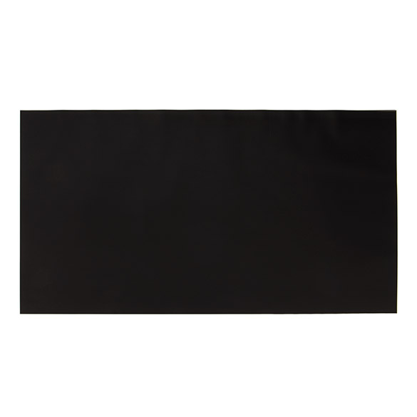 Feuille de couverture métallique Mat Noir 17,8x33 cm (25 pièces) [MT2MB]