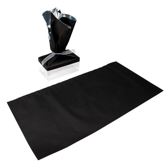 Feuille de couverture métallique Mat Noir 30,5x63,5 cm (25 pièces) [MT4MB]