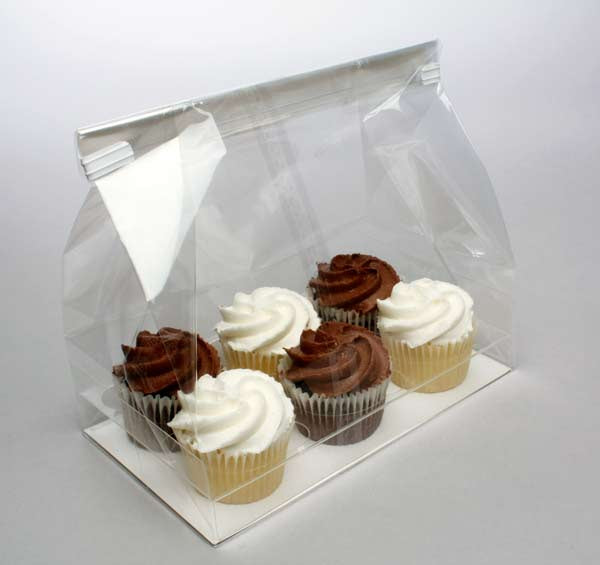 Sachets à Cupcake pour 6 minis cupcakes17,8x10,5x22,9cm (100 pièces) [CBG7]