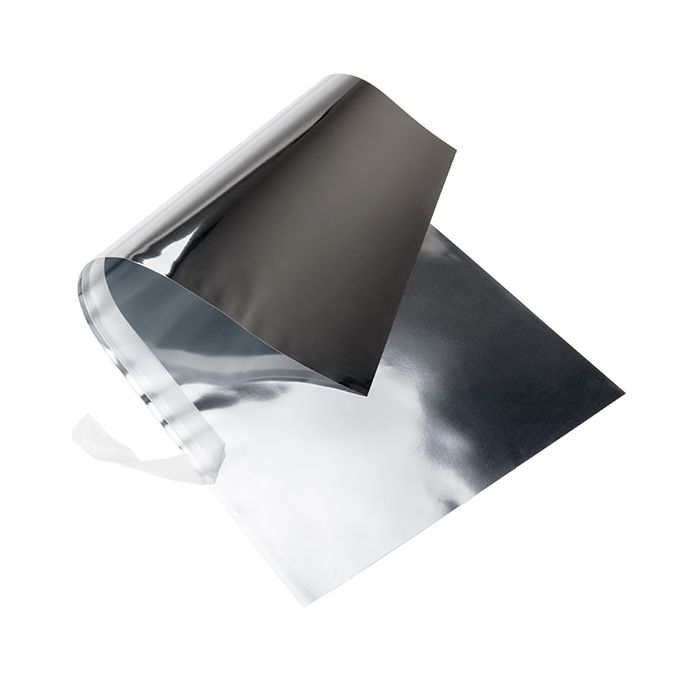 Feuille de couverture métallique Argent 17,8x33 cm (25 pièces) [MT2S]