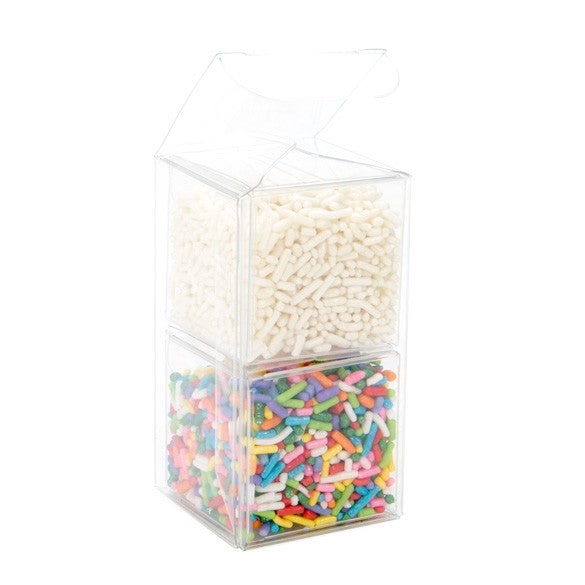 Coffret emboîtable de 4.1 x 4.1 x8 cm avec 2 boîtes intérieures + 1 boîte intérieure (25 Pieces) [NBS7]