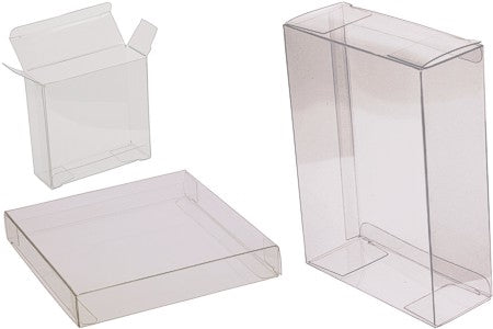 Boites cadeau plastique à transparence cristalline 5.4x1.7x9.2cm (25 Pièces) [FB36]