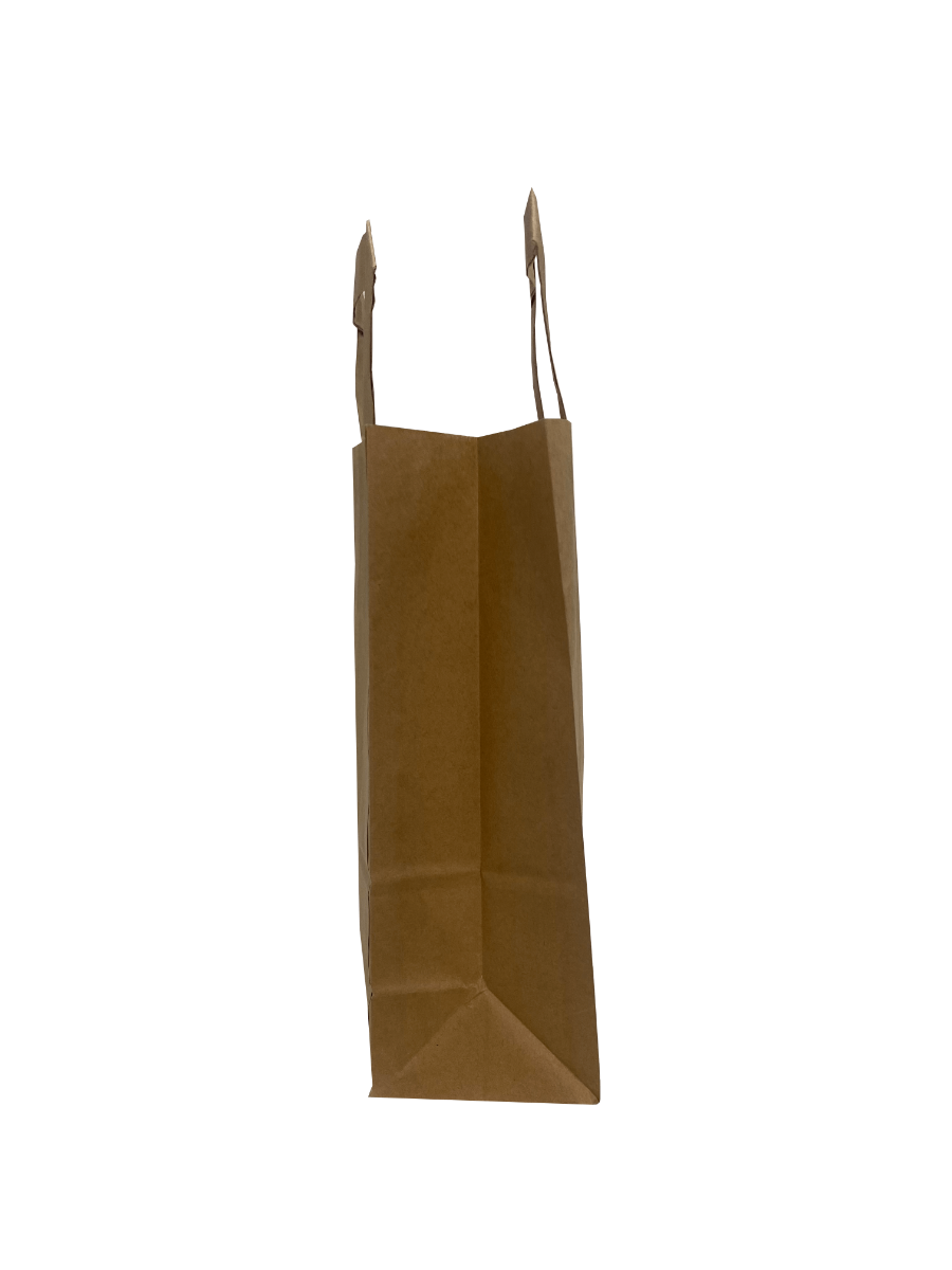 Sac papier en kraft marron 70 g/qm 18x8x22 cm (50 pièces) [PADB1822]