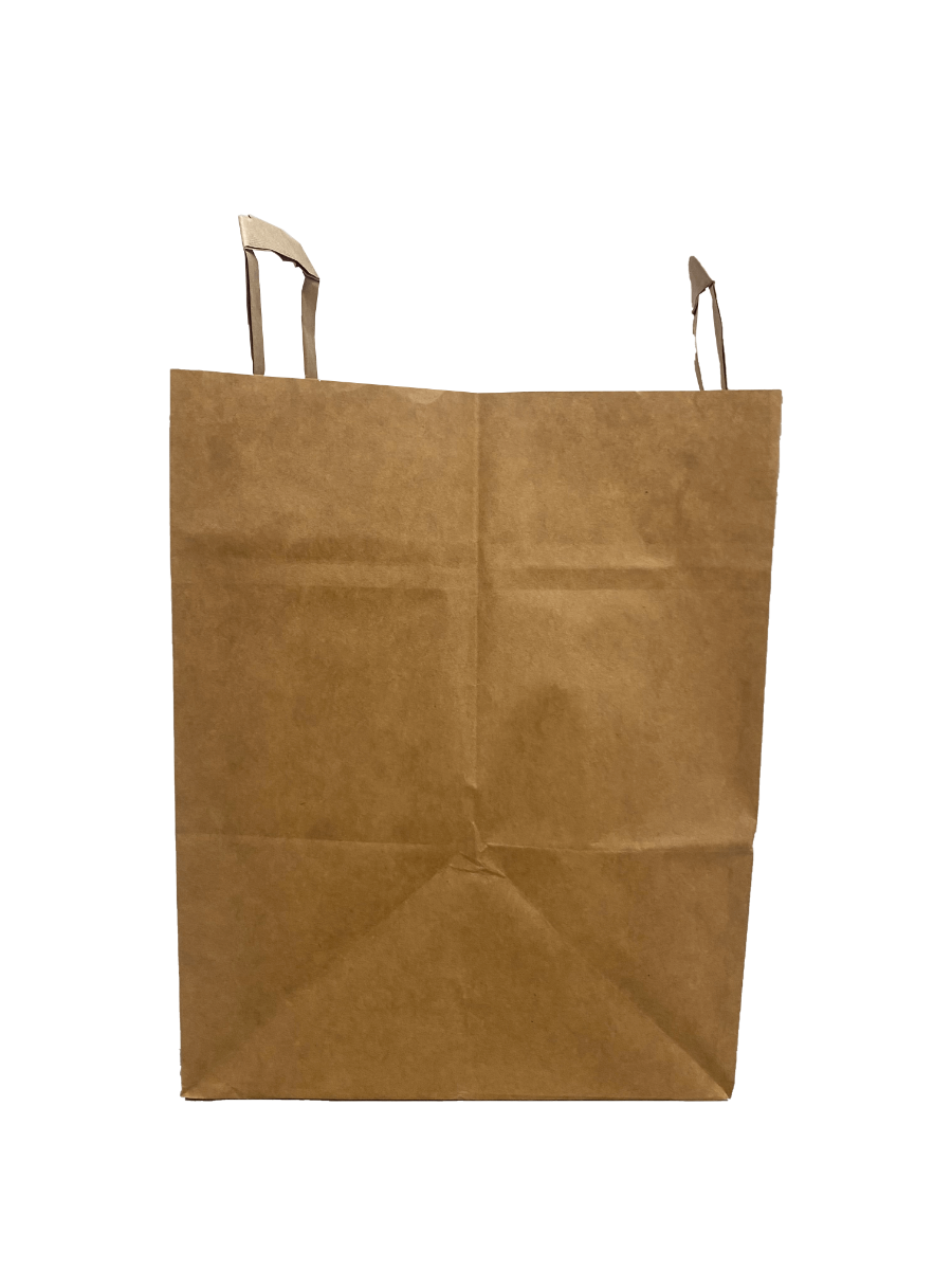Sac papier en kraft marron 80 g/qm 32x12x41 cm (50 pièces) [PADB9040]
