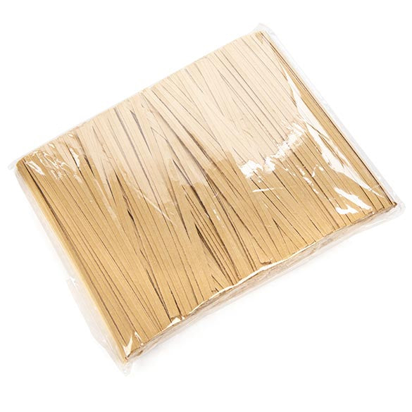 Papier Armé - lien en kraft 10.2 x .4cm (1000 Pièces) [TT4KR]