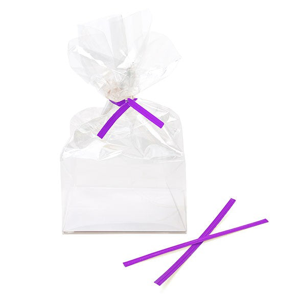 Papier Armé - lien violet 10.2 x .4cm (1000 Pièces) [TT4VI]