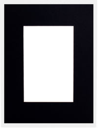 Mount Board 413 Black 40x50cm with 27x34cm window (5 pcs)