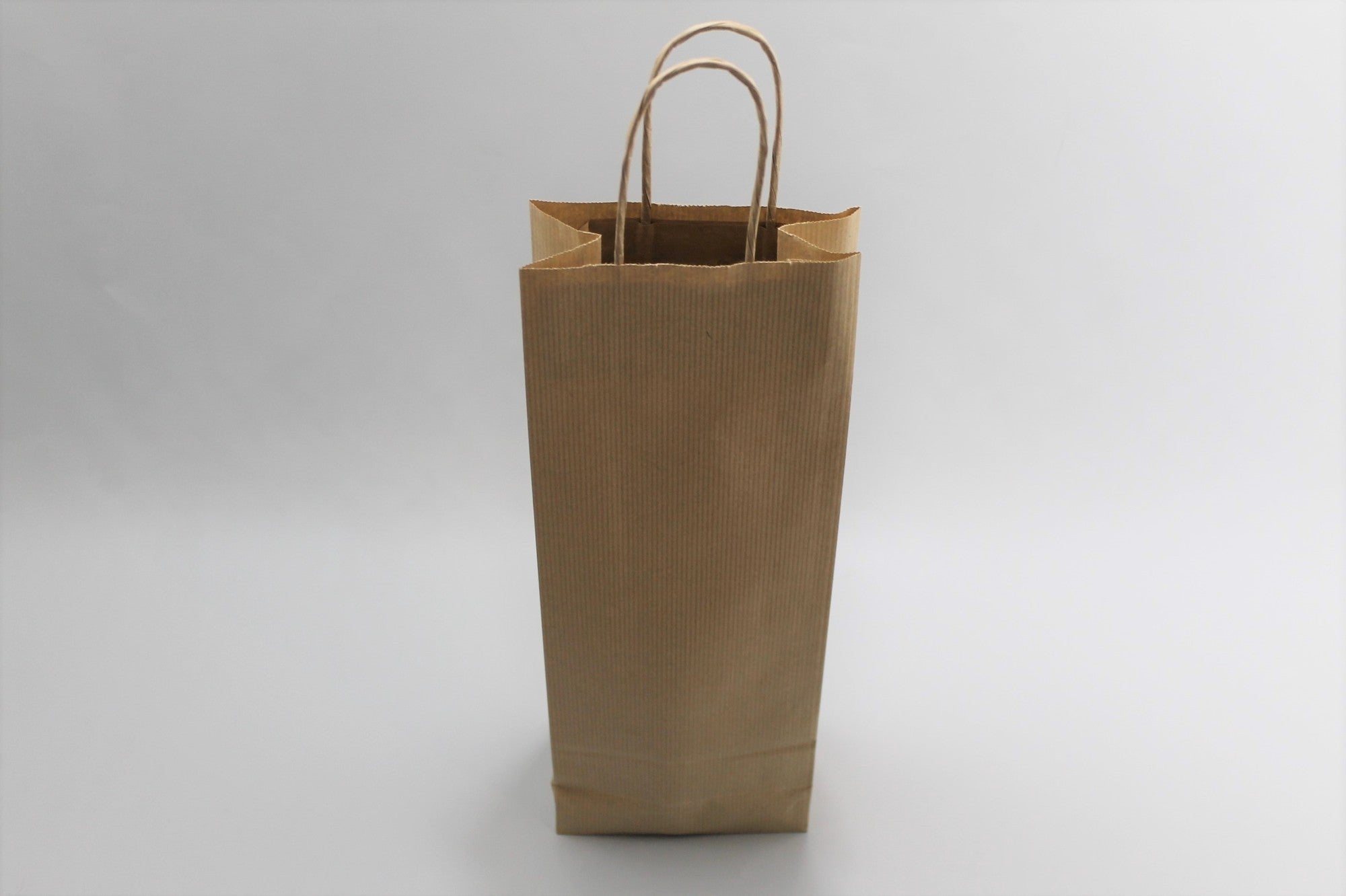 Sac à bouteilles en papier kraft 110 g/m 14x8x39 cm (50 pcs) [PAWF1439BR]