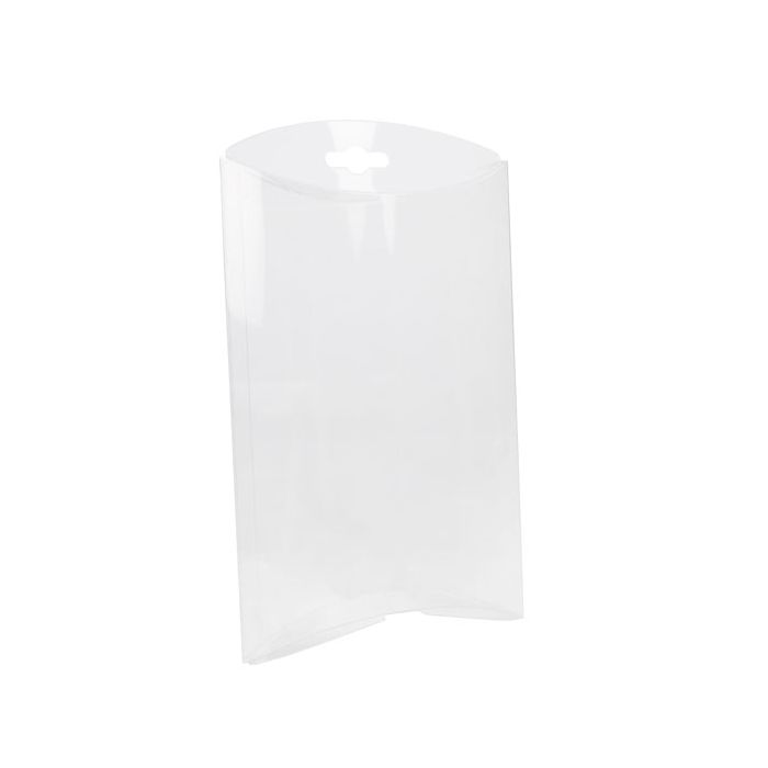 Boite pliante berlingot transparente 14.5x4x22.5cm (25 pièces) [PB109]