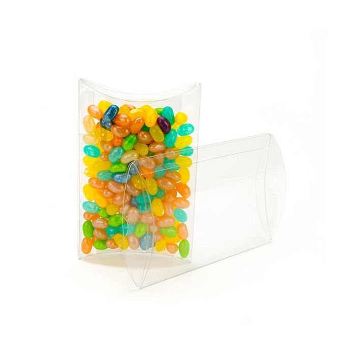 Petites boites berlingot à transparence cristalline 10.2x2.9x15.2cm (Sans crochet pour suspension) (25 pièces) [PB77NH]