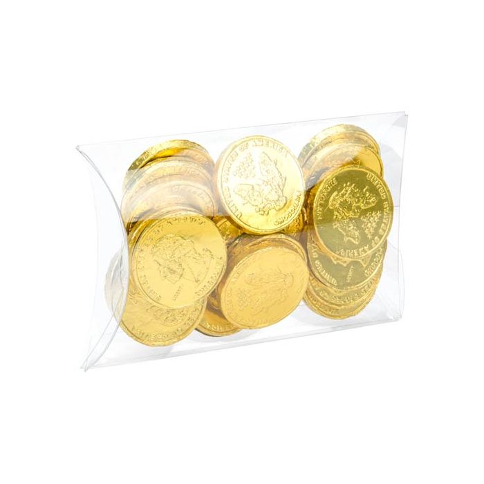 Petites boites berlingot à transparence cristalline 10.2x2.9x15.2cm (Sans crochet pour suspension) (25 pièces) [PB77NH]