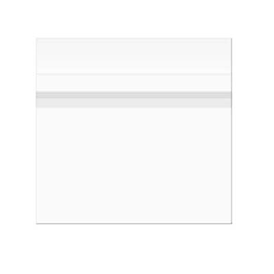 Sachet plastique transparence cristalline 15x11,4cm avec Rabat "Sécurisée" (100 pièces) [B45PC]
