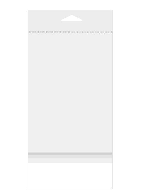 Sachet à trou de suspension refermable avec fermeture sécurisée 16.5x24.1cm (100 pièces) [HB6H9HPC]