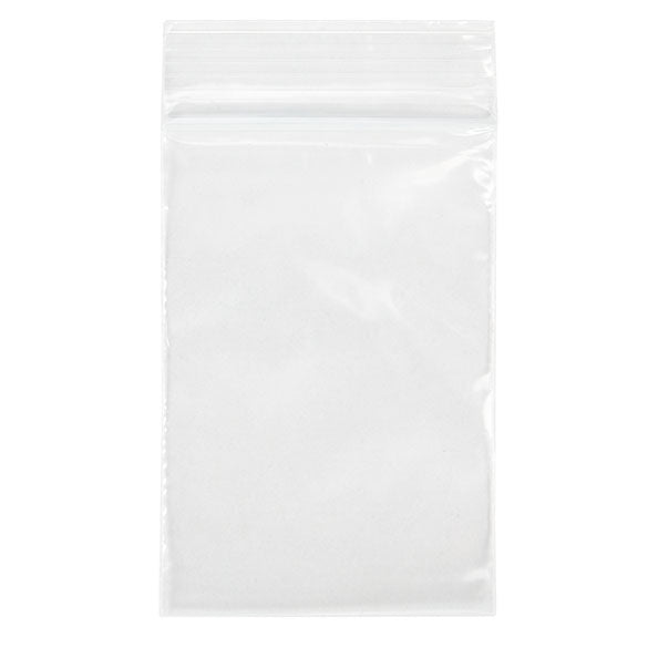 Sachet zip transparent en PE-BD 5x7,5cm 50 microns (100 pièces) [2PE23]
