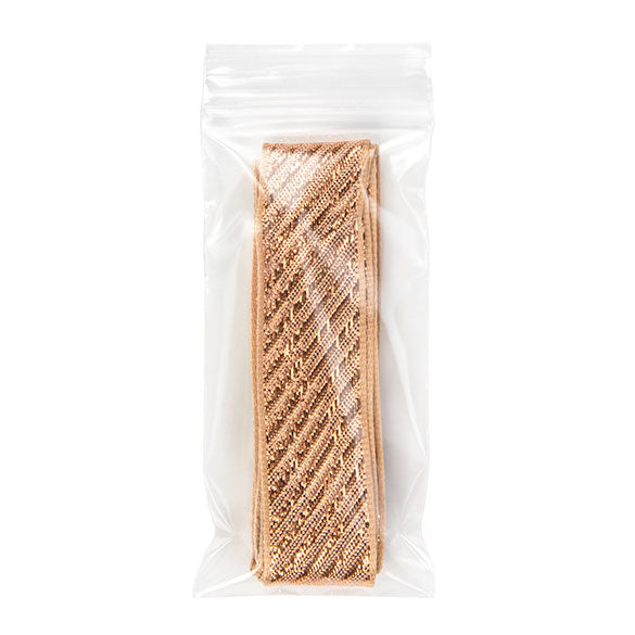 Sachet zip transparent en PE-BD 5x10cm 50 microns (100 pièces) [2PE24]
