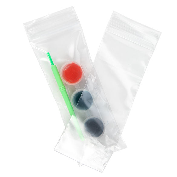 Sachet zip transparent en PE-BD 50 microns 5,1x12,7cm (100 pièces) [2PE25]