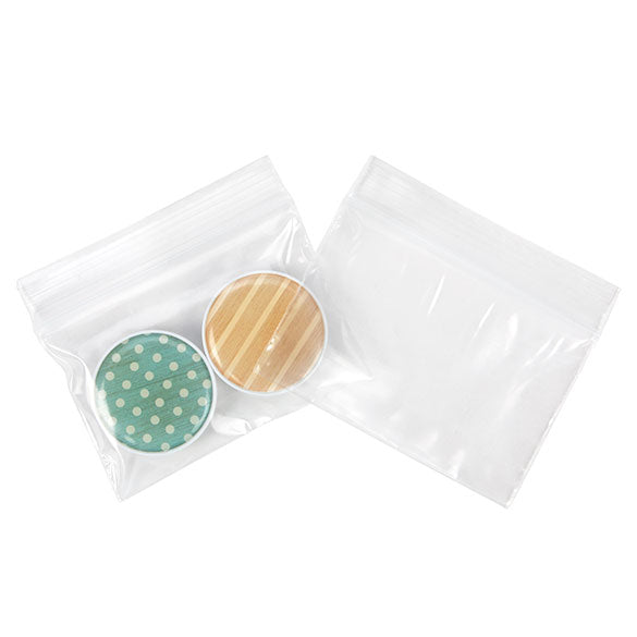 Sachet zip transparent en PE-BD 7,6x5,1cm (100 pièces) [2PE32]