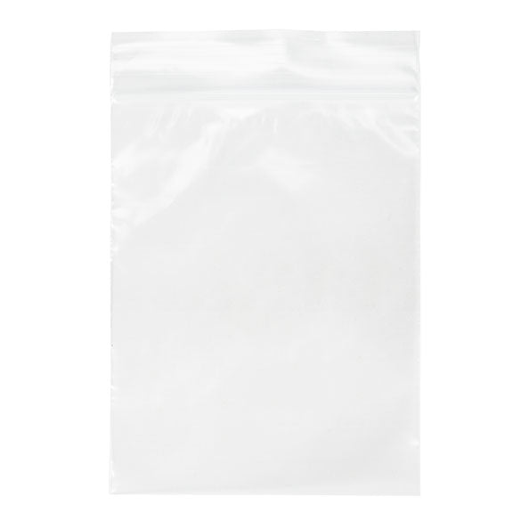 Sachet zip transparent en PE-BD 10x12,5cm 50 microns (100 pièces) [2PE45]