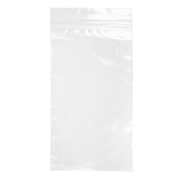 Sachet zip transparent en PE-BD 10x18cm 50 microns (100 pièces) [2PE47]