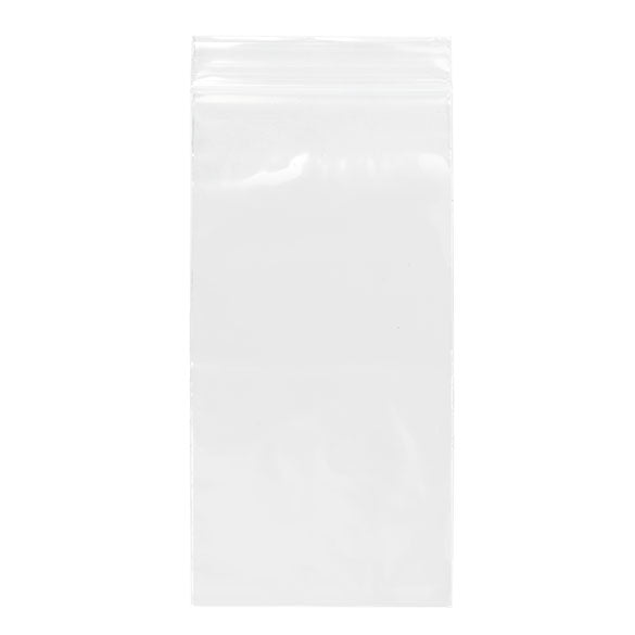 Sachet zip transparent en PE-BD 10x20,5cm 50 microns (100 pièces) [2PE48]