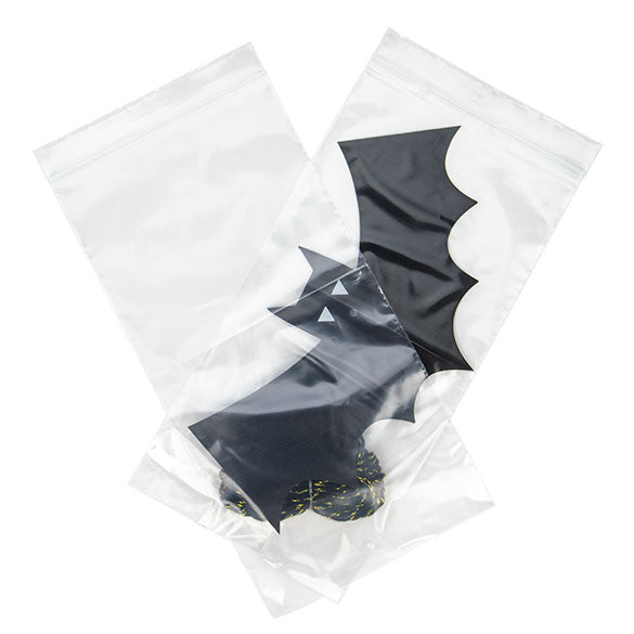 Sachet zip transparent en PE-BD 12,7x25,4cm (100 pièces) [2PE510]