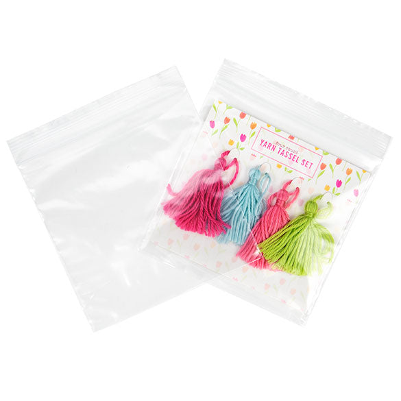 Sachet zip transparent en PE-BD 12,7x12,7cm (100 pièces) [2PE55]