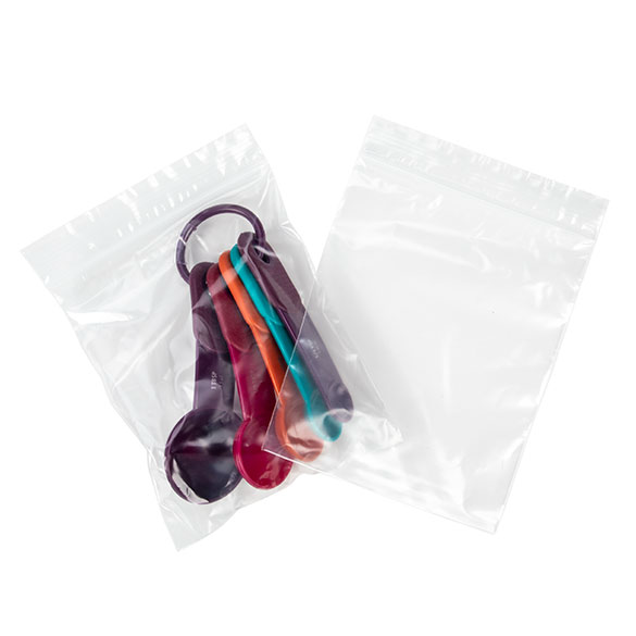 Sachet zip transparent en PE-BD 12,5x15cm 50 microns (100 pièces) [2PE56]