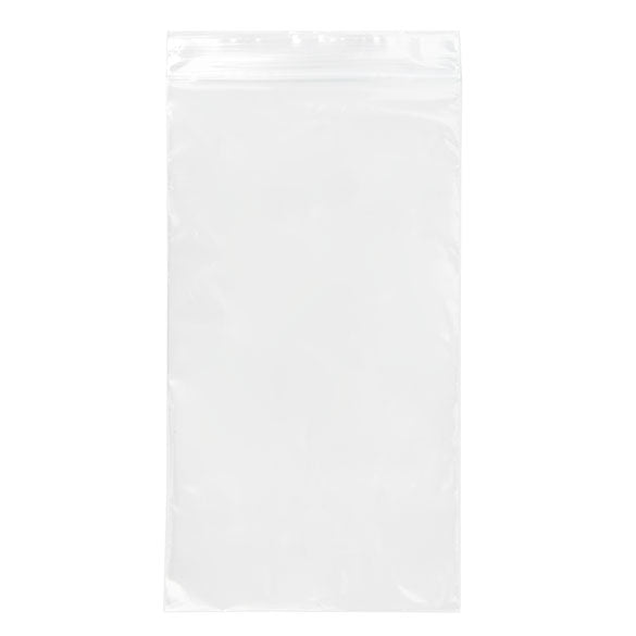 Sachet zip transparent en PE-BD 50 microns 12,7x22,9cm (100 pièces) [2PE59]