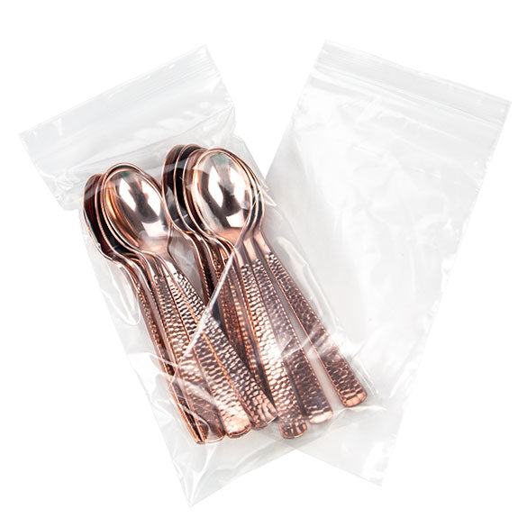 Sachet zip transparent en PE-BD 50 microns 12,7x22,9cm (100 pièces) [2PE59]
