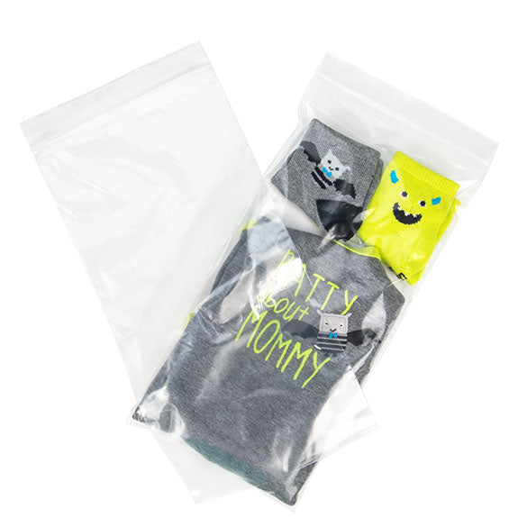 Sachet zip transparent en PE-BD 15,2x30,5cm (100 pièces) [2PE612]